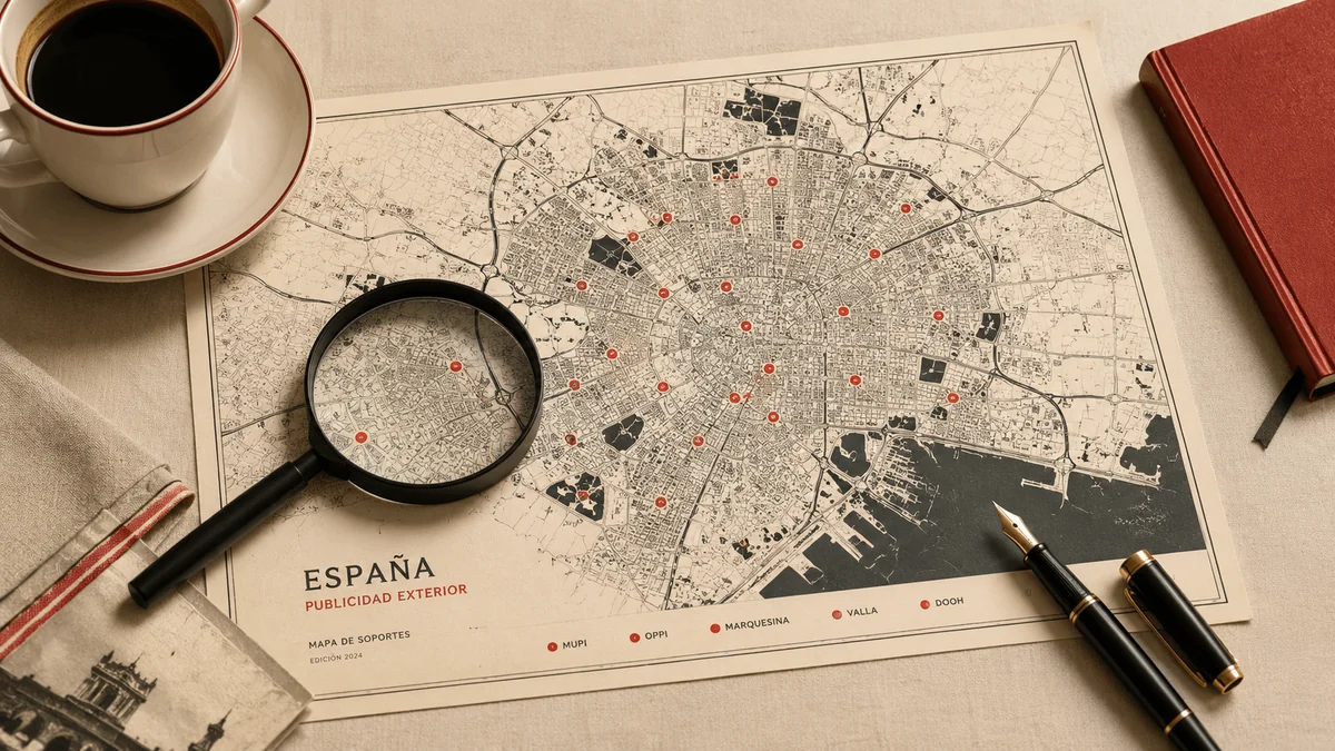 Guía completa de publicidad exterior en España: formatos, precios y cómo planificar tu primera campaña